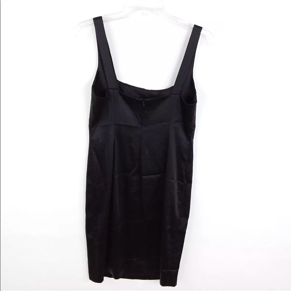 Calvin Klein Dress Sateen Sleeveless Emprie Waist - Picture 5 of 7